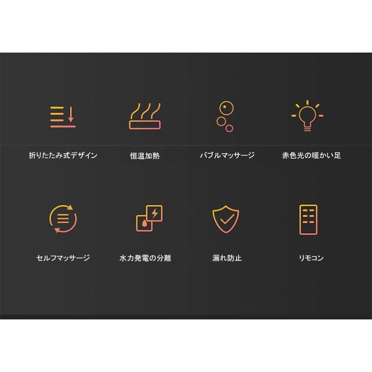 新しいローラー折りたたみフットバスレッドライトバブルワイヤレスリモコンフットバス電気加熱フットバスペ
