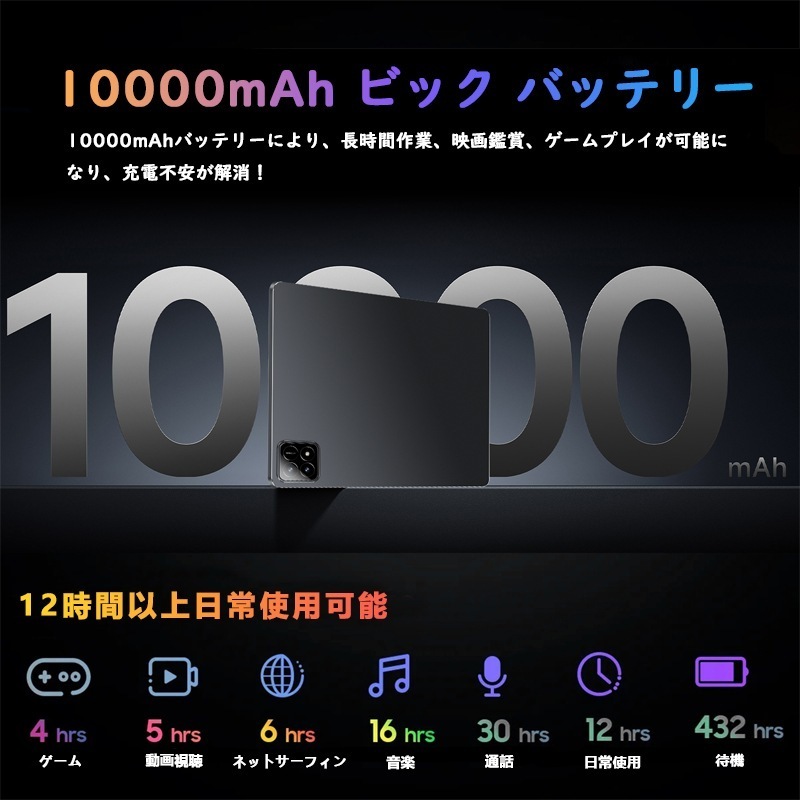 タブレットPC 10.1インチ Pad6pro Android14 12GB+512GB 2560*1600解像度 動画視聴 ゲーム 2024新品 プレゼント タブレットPC 10.1インチ Pad6pro Android14 12GB+512GB 2560*1600解像度 動画視聴 ゲーム 2024新品 プレゼント