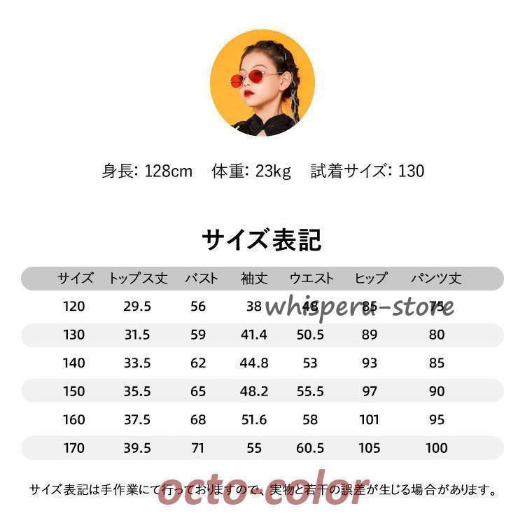 キッズ ダンス衣装 へそ出し パンツ ゼブラ柄 シャツ 長袖 ヒップホップ チアガール キャミソール付き 女の子 ジャズダンス ステージ衣装 子供 120-170cm