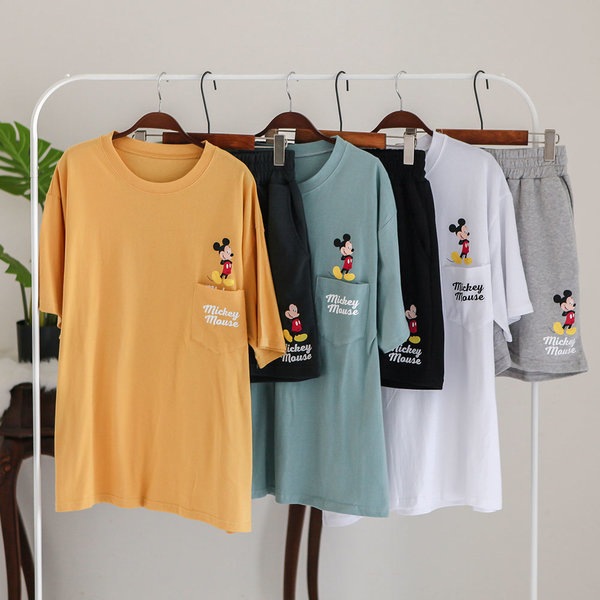 (ディズニー正規品) 後ろ手ミッキー 夏パジャマ パジャマ ホームウェア 上下 (ディズニー正規品) 後ろ手ミッキー 夏パジャマ パジャマ ホームウェア 上下