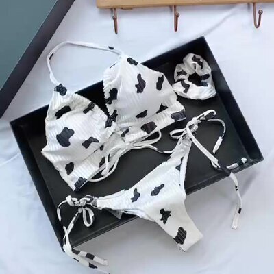 水着 ビキニ セクシービキニ セパレート クロス アニマル柄 クロスバンド 胸元 谷間 谷間魅せ 2点セット かわいい 大人可愛い きれいめ セクシー シンプル カジュアル ナチュラル pattayablatt.com