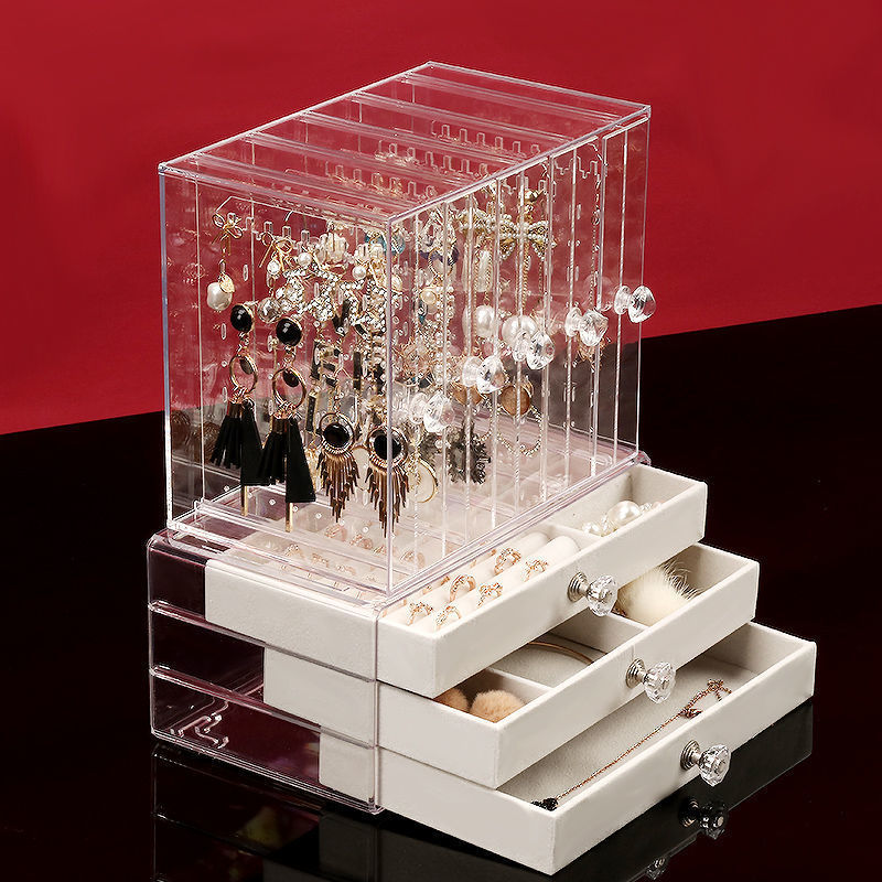 イヤリングのアクセサリー箱を大きくする 家庭用小物収納展示棚 大容量耳釘台戒指箱 イヤリングのアクセサリー箱を大きくする 家庭用小物収納展示棚 大容量耳釘台戒指箱
