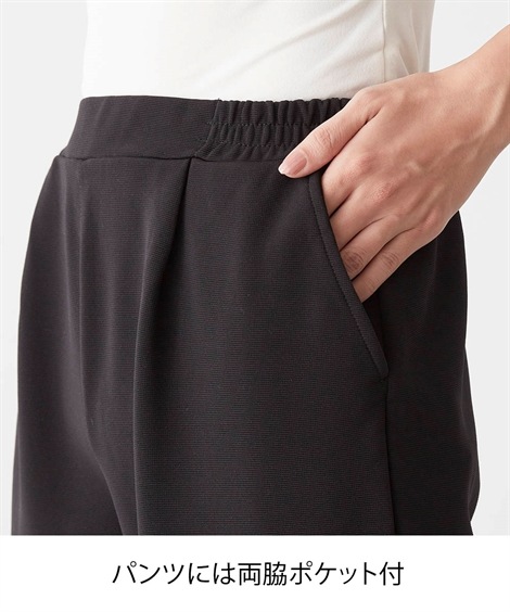 チュニック シニアファッション リラックスジャージセットアップ チュニック シニアファッション リラックスジャージセットアップ