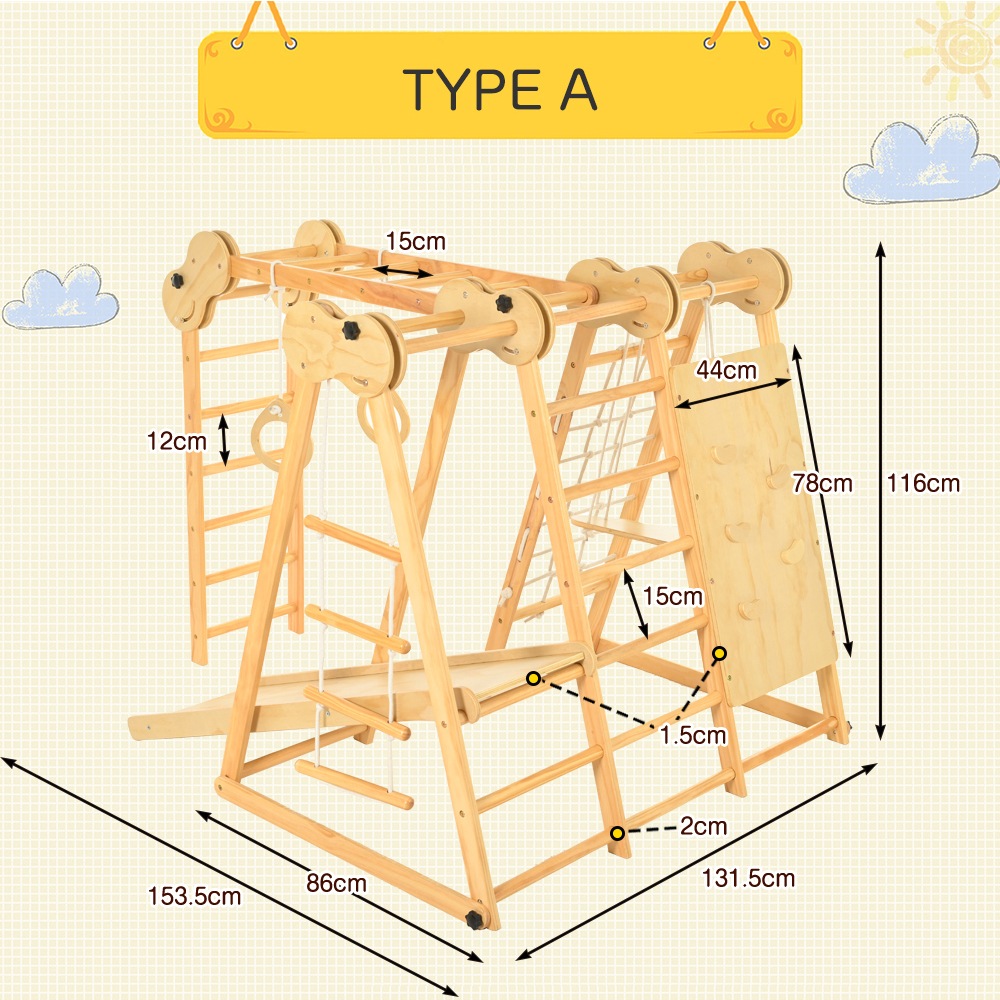 【国内即発送】ジャングルジム 天然木 すべり台 折りたたみ 滑り台 屋内 室内用 室内遊具 キッズ 子供 誕生日プレゼント おもちゃ 【国内即発送】ジャングルジム 天然木 すべり台 折りたたみ 滑り台 屋内 室内用 室内遊具 キッズ 子供 誕生日プレゼント おもちゃ