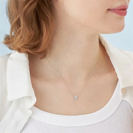 4cc519346【送料無料】【ラッピング無料】カナルヨンドシー Canal 4℃ カナル4℃ Early Summer Collection K10ホワイトゴールド ネックレス キュービックジルコニ 4cc519346【送料無料】【ラッピング無料】カナルヨンドシー Canal 4℃ カナル4℃ Early Summer Collection K10ホワイトゴールド ネックレス キュービックジルコニ