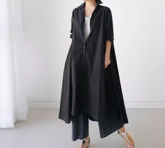 レディース シャツ シャツワンピ 羽織り ロング イレギュラー 不規則 長袖 襟付き ポロカラー 前開き ボタン 綿 コットン シンプル カジュアル レトロ ラフ ルーズ 存在感 ナチュラル シック レディース シャツ シャツワンピ 羽織り ロング イレギュラー 不規則 長袖 襟付き ポロカラー 前開き ボタン 綿 コットン シンプル カジュアル レトロ ラフ ルーズ 存在感 ナチュラル シック
