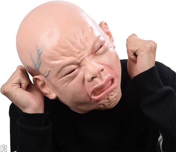 Qoo10] 赤ちゃんマスク 大人用 ガキ使 笑っては