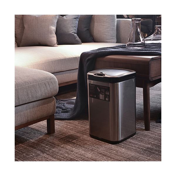 オーロラ センサー搭載 自動開閉ゴミ箱 20L 銀 SDB020 新品 未使用品 Amazon｜センサー付き自動開閉 ステンレス製ゴミ箱 20L｜フタ