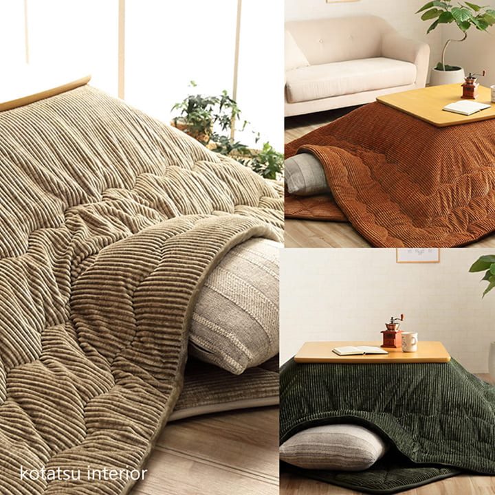 こたつ布団 掛けふとん 長方形 205x245cm 洗える おしゃれ コーデュロイ調 抗菌防臭綿使用
