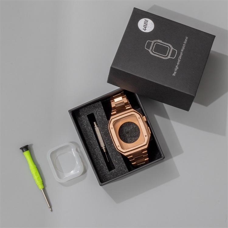 アップルウォッチ バンド ステンレス 高品質 一体型 フレーム保護 シンプル ビジネス