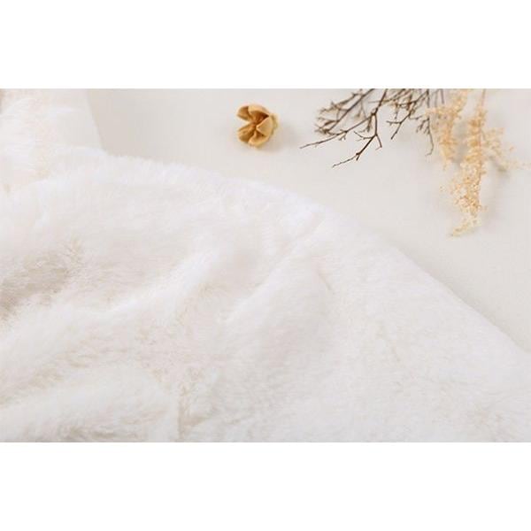 もふもふコート猫耳肉球ボアコートふわふわもこもこパーカーかわいい秋冬長袖フード付きアウターオーバーサイズゆったりフリーサイズネコ耳白いd