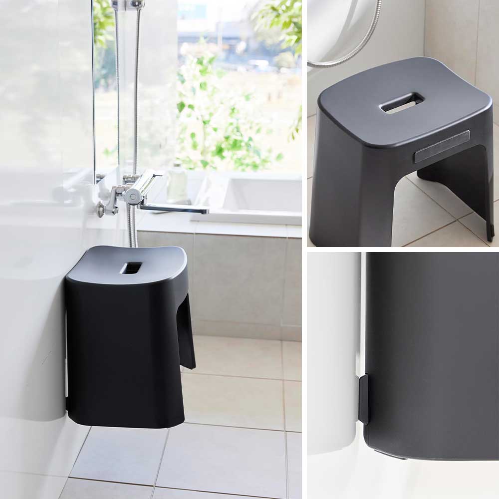 【ポイント5倍】洗いやすいマグネット風呂イス タワー SH32 山崎実業 tower 32cm ホワイト ブラック 1653 1654 壁面収納 浮かせる収納 バスチェア yamazaki タワーシリ 【ポイント5倍】洗いやすいマグネット風呂イス タワー SH32 山崎実業 tower 32cm ホワイト ブラック 1653 1654 壁面収納 浮かせる収納 バスチェア yamazaki タワーシリ