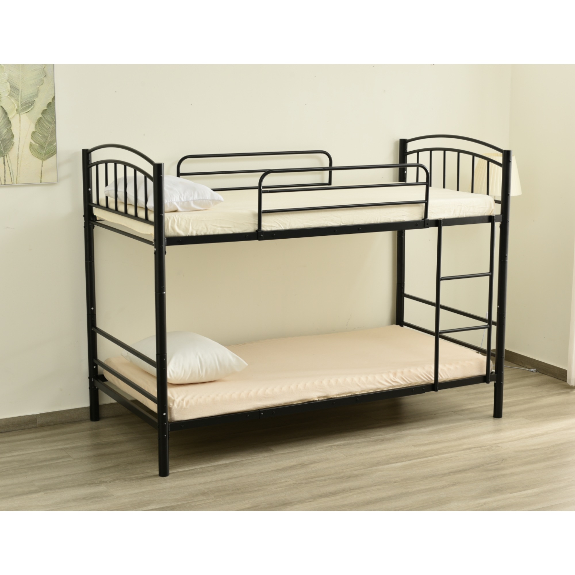 452【新作】【ブラック】三段ベッドチール 耐震 ベッド シングル 分離可能 パイプベッド パイプ 金属製 頑丈 垂直はしご 業務用 社員寮 学生寮465 452【新作】【ブラック】三段ベッドチール 耐震 ベッド シングル 分離可能 パイプベッド パイプ 金属製 頑丈 垂直はしご 業務用 社員寮 学生寮465