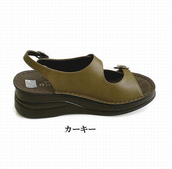 サンダル レディースシューズ レディースファッション 靴 本革 ベルテッドサンダル S M L LL