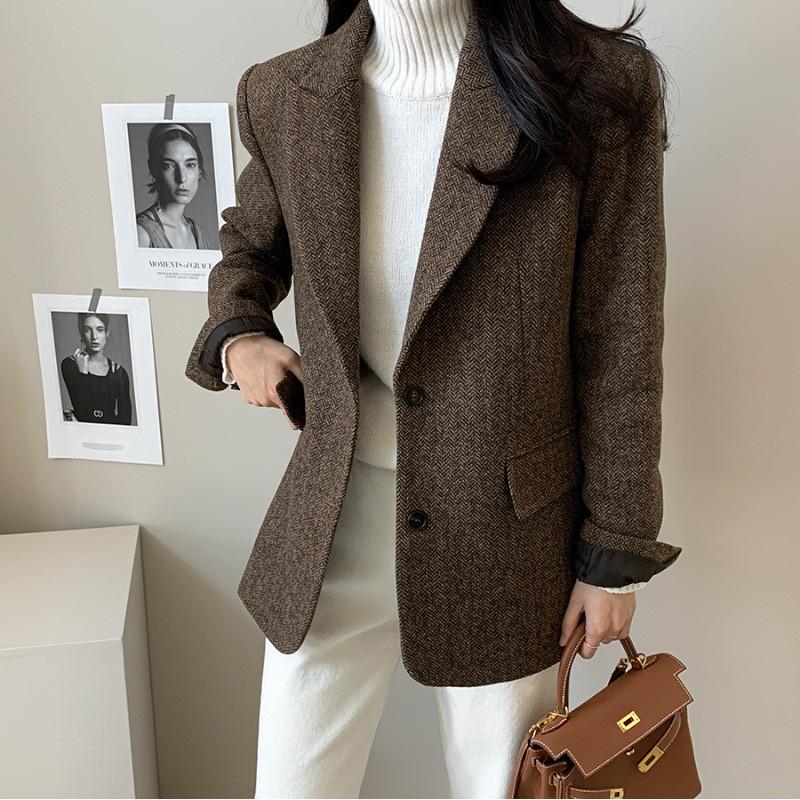 超目玉新品 チェスターコート レディース 冬服 ラシャコート ジャケット マウンテンパーカー 折襟 パーカー カジュアル ボタンダウン アウター 春秋 着痩せ_7