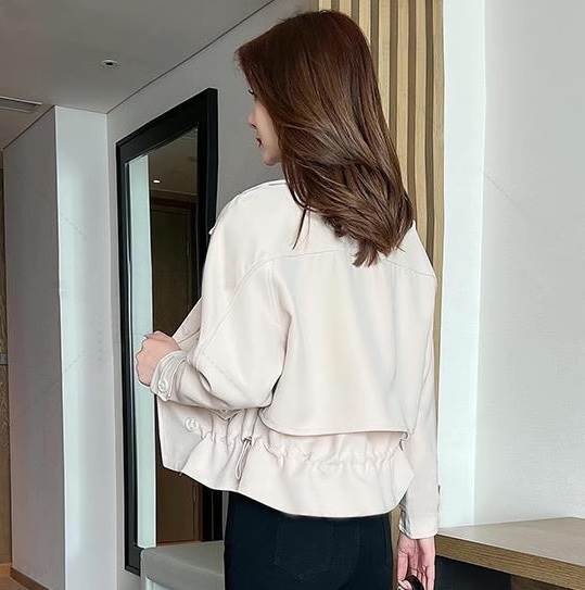 アウター ブルゾン 上着 ショート 長袖 Vネック 襟付き ストリート 前開き きれいめ シンプル おしゃれ かっこいい こなれ感 ラフ メンズライク マニッシュ ボーイッシュ スポーティー 抜け感 アウター ブルゾン 上着 ショート 長袖 Vネック 襟付き ストリート 前開き きれいめ シンプル おしゃれ かっこいい こなれ感 ラフ メンズライク マニッシュ ボーイッシュ スポーティー 抜け感