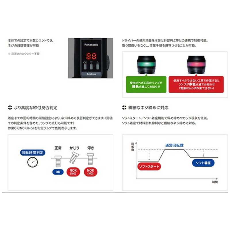 パナソニックエレクトリックワークス Panasonic ACスクリュードライバー Azeloss TypeC EYADA112XC パナソニックエレクトリックワークス Panasonic ACスクリュードライバー Azeloss TypeC EYADA112XC