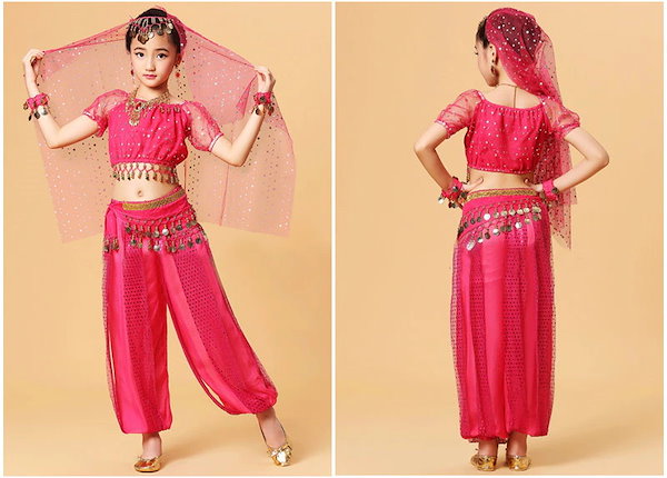 Qoo10] ベリーダンス 衣装 キッズ 全身セット