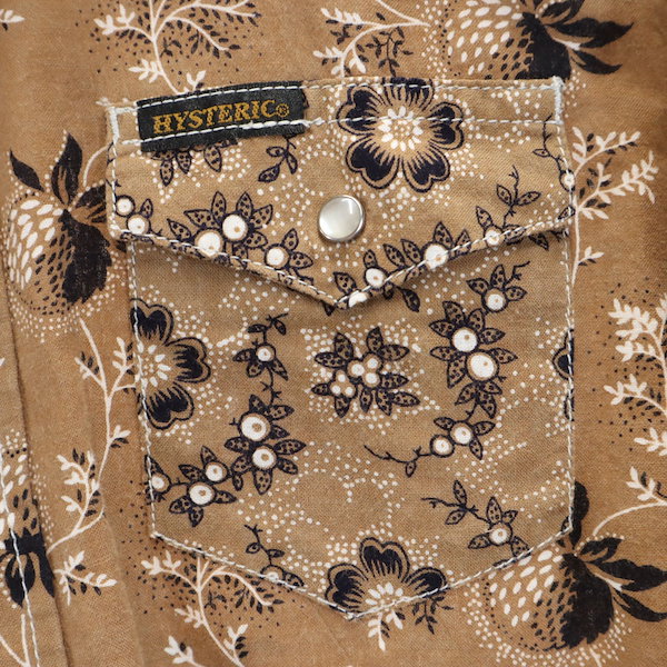 ヒステリックグラマー】HYSTERIC GLAMOUR ウイスキー柄 ハーフ