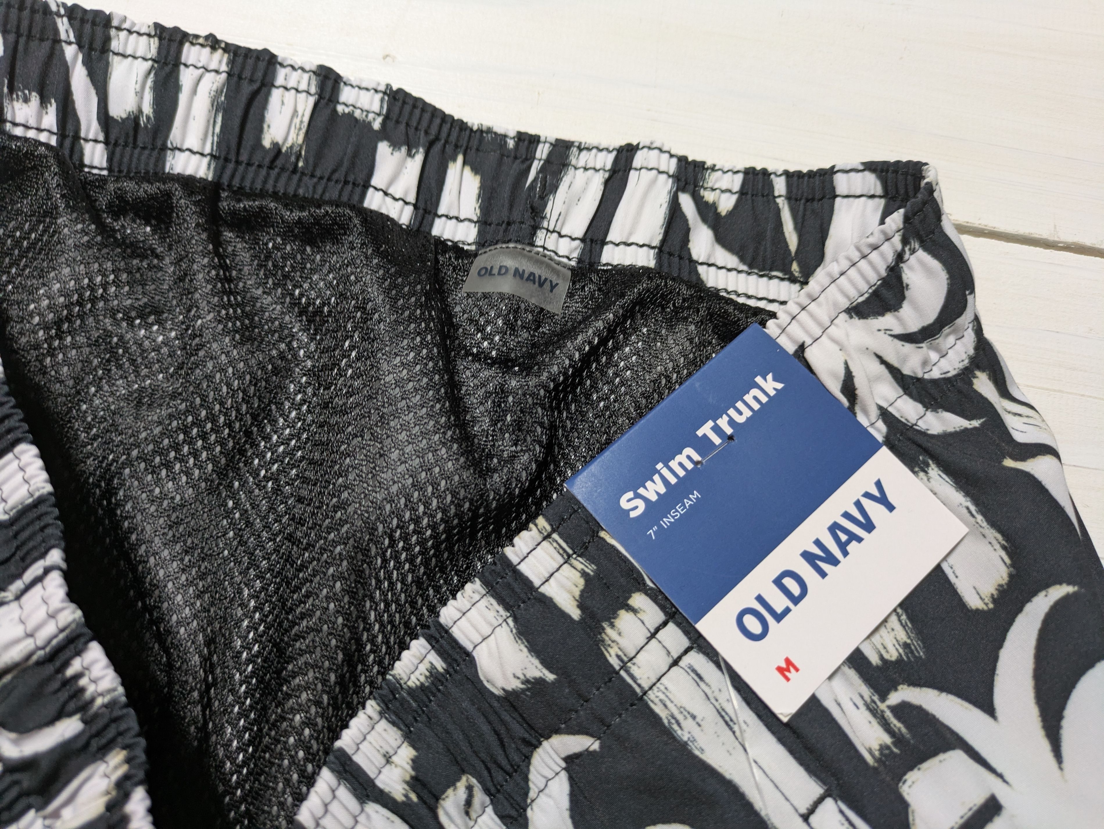 オールドネイビー 海水パンツ スイムパンツ サーフトランクス 水着 ブラック メンズ OLD NAVY 007