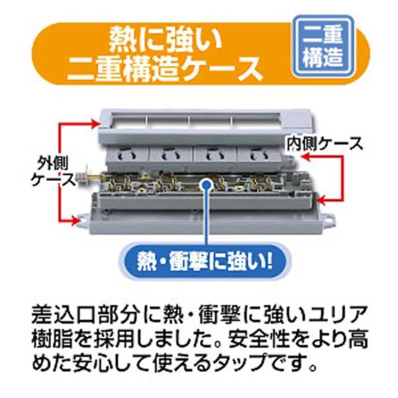 サンワサプライ 工事物件タップ(3P8個口5m) TAP-KE8-5 サンワサプライ 工事物件タップ(3P8個口5m) TAP-KE8-5