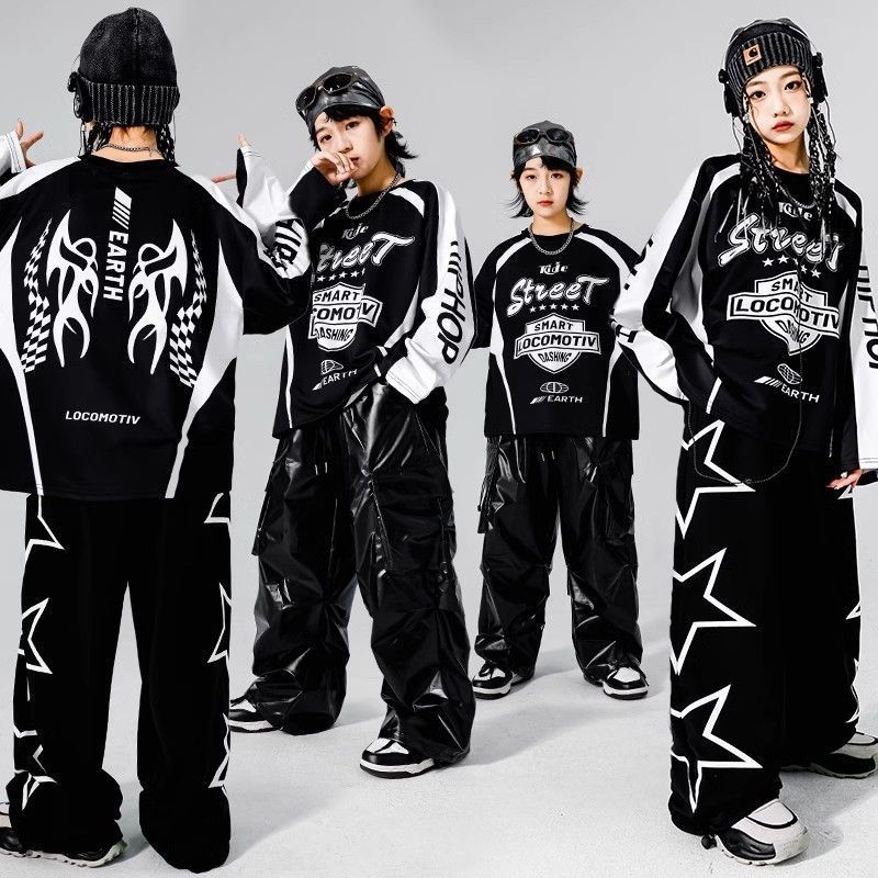 子供のヒップホップの街のダンスの公演服の馬甲のスーツの女の子は街の車の服の男の子のhiphopのドラムのファッションの服を揚げます 子供のヒップホップの街のダンスの公演服の馬甲のスーツの女の子は街の車の服の男の子のhiphopのドラムのファッションの服を揚げます