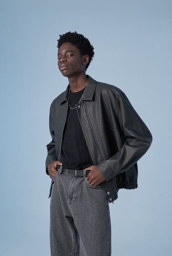 [SPERONE] Overfit washed heritage jacket