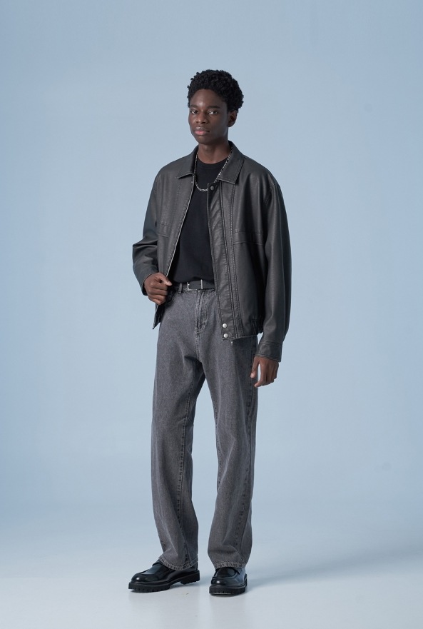 [SPERONE] Overfit washed heritage jacket