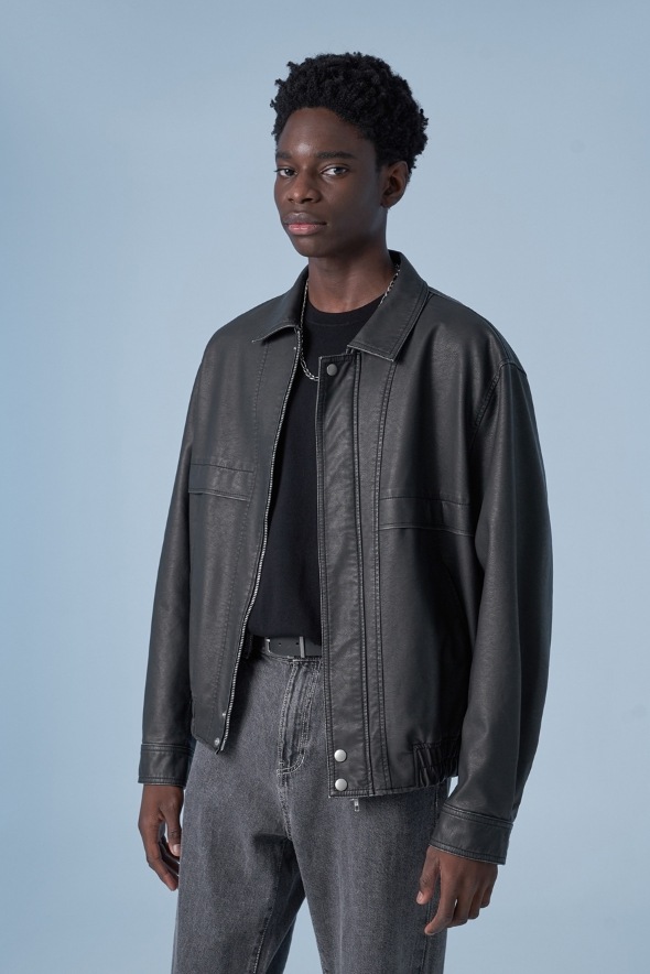 [SPERONE] Overfit washed heritage jacket