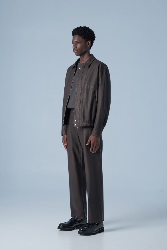 [SPERONE] Overfit washed heritage jacket