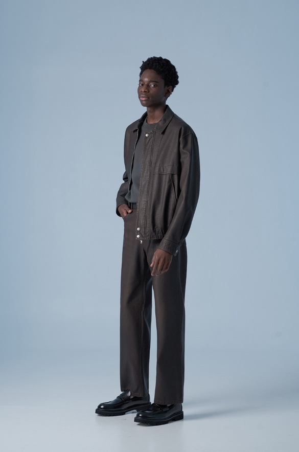 [SPERONE] Overfit washed heritage jacket