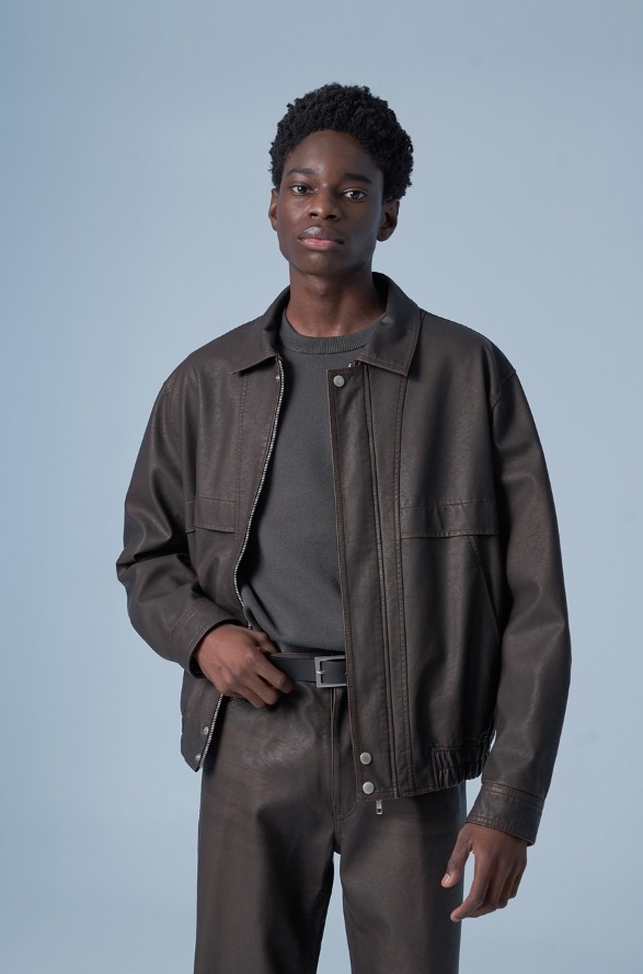 [SPERONE] Overfit washed heritage jacket