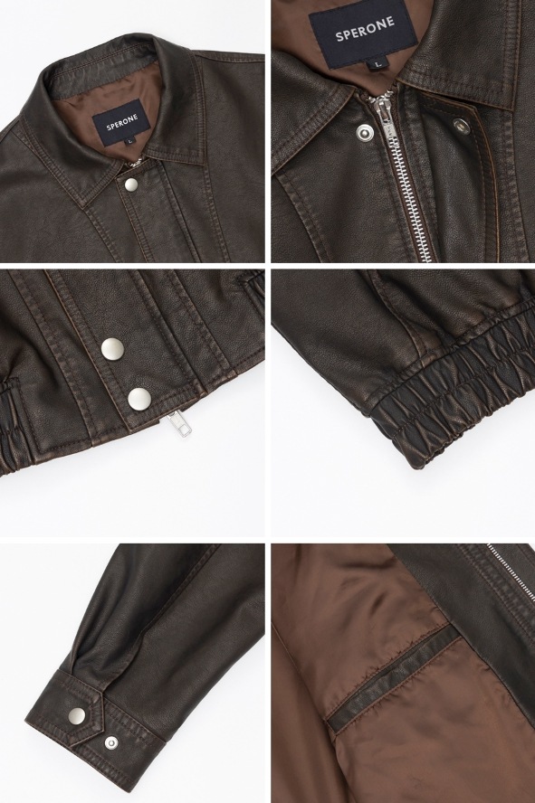 [SPERONE] Overfit washed heritage jacket