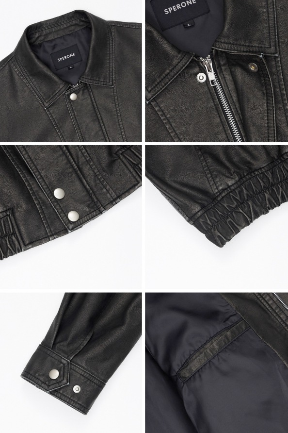 [SPERONE] Overfit washed heritage jacket