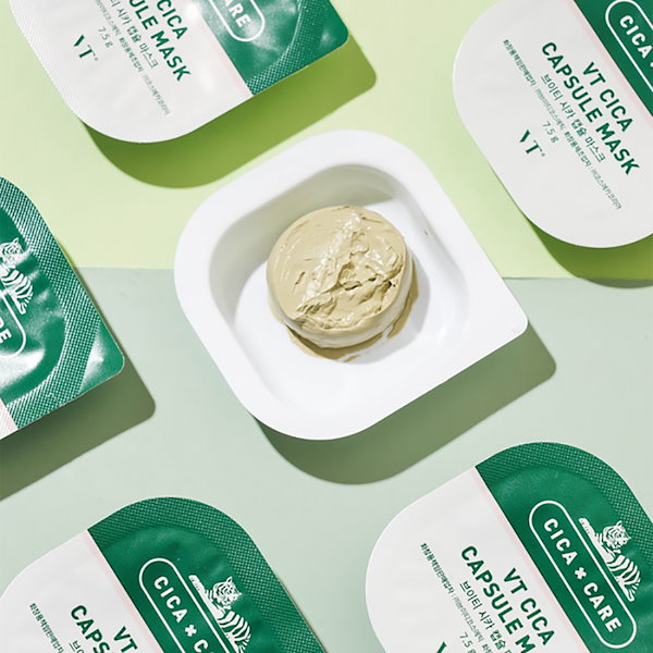Qoo10] VTコスメティックス CICA カプセルマスク, 10個 (外