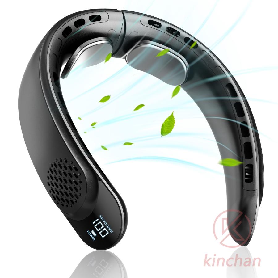 【2024年夏新モデル ネックファン 】羽根なし ネッククーラー 4000mAh大容量 携帯扇風機 段階風量調節 大風量 Type-C充電式 静音 軽量 首掛け 小型 【2024年夏新モデル ネックファン 】羽根なし ネッククーラー 4000mAh大容量 携帯扇風機 段階風量調節 大風量 Type-C充電式 静音 軽量 首掛け 小型