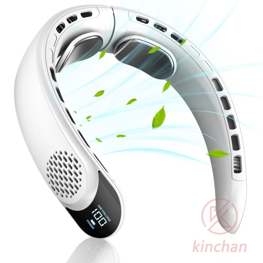 【2024年夏新モデル ネックファン 】羽根なし ネッククーラー 4000mAh大容量 携帯扇風機 段階風量調節 大風量 Type-C充電式 静音 軽量 首掛け 小型 【2024年夏新モデル ネックファン 】羽根なし ネッククーラー 4000mAh大容量 携帯扇風機 段階風量調節 大風量 Type-C充電式 静音 軽量 首掛け 小型