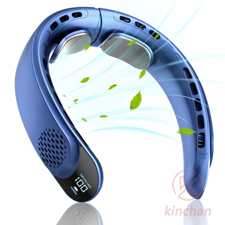 【2024年夏新モデル ネックファン 】羽根なし ネッククーラー 4000mAh大容量 携帯扇風機 段階風量調節 大風量 Type-C充電式 静音 軽量 首掛け 小型 【2024年夏新モデル ネックファン 】羽根なし ネッククーラー 4000mAh大容量 携帯扇風機 段階風量調節 大風量 Type-C充電式 静音 軽量 首掛け 小型