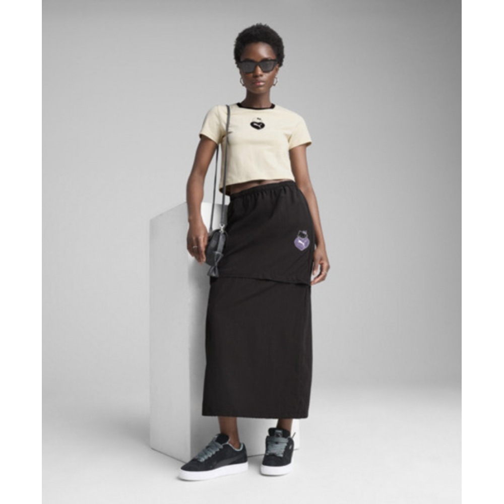 PUMA プーマ x ハローキティ グラフィック ベイビー ティ - アルパインスノー / 631613-87 PUMA プーマ x ハローキティ グラフィック ベイビー ティ - アルパインスノー / 631613-87