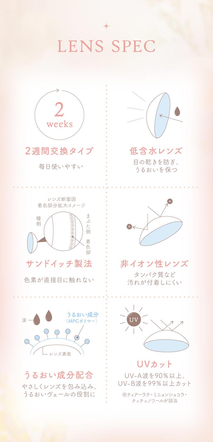 エルージュ(6枚入)2箱/ゆうパケット/マーシュ彩/2週間交換 カラコン