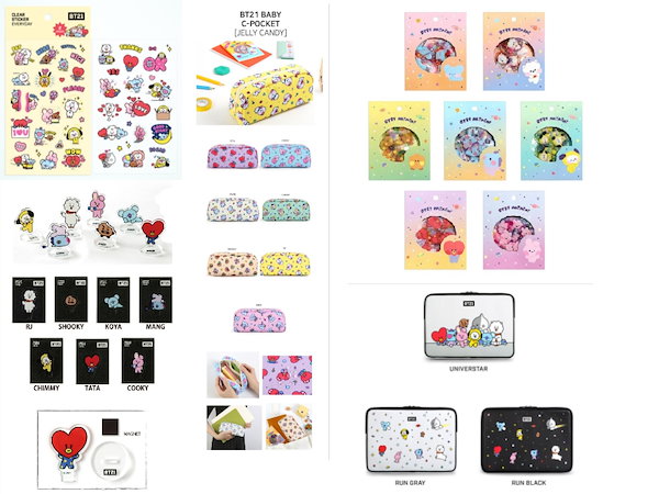 Qoo10] BT21 BTS 公式グッズ BT-21 福袋 防