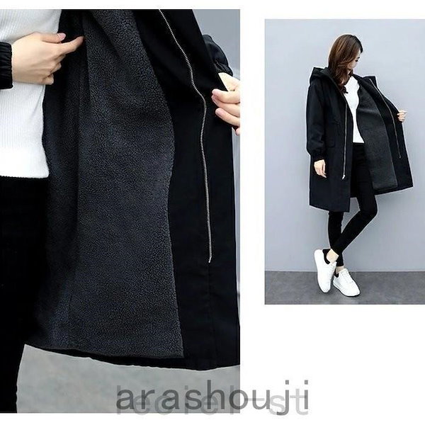 Qoo10] 新品登場モッズコートレディースロング秋冬