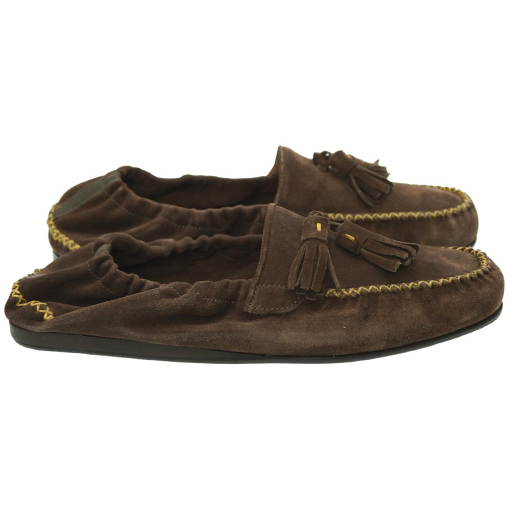 新品同様 サルヴァトーレフェラガモ Fabrizio タッセル ローファー レザーシューズ スウェード ブラウン 0091【中古】Salvatore Ferragamo メンズ 新品同様 サルヴァトーレフェラガモ Fabrizio タッセル ローファー レザーシューズ スウェード ブラウン 0091【中古】Salvatore Ferragamo メンズ