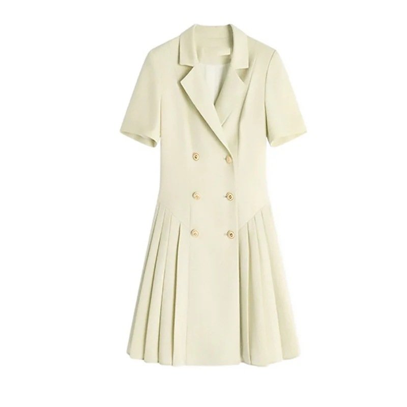 2025 夏 半袖 ワンピーススーツ スーツ ワンピース 春夏新作 デザイン感 プリーツワンピース レディース オフィス 通勤 2025 夏 半袖 ワンピーススーツ スーツ ワンピース 春夏新作 デザイン感 プリーツワンピース レディース オフィス 通勤