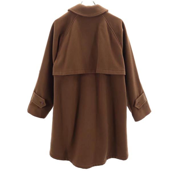 バーバリーズ 90s 英国製 オールド カシミヤウールブレンド ステンカラーコート ブラウン系 Burberrys レディース バーバリーズ 90s 英国製 オールド カシミヤウールブレンド ステンカラーコート ブラウン系 Burberrys レディース