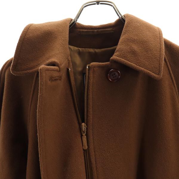 バーバリーズ 90s 英国製 オールド カシミヤウールブレンド ステンカラーコート ブラウン系 Burberrys レディース バーバリーズ 90s 英国製 オールド カシミヤウールブレンド ステンカラーコート ブラウン系 Burberrys レディース