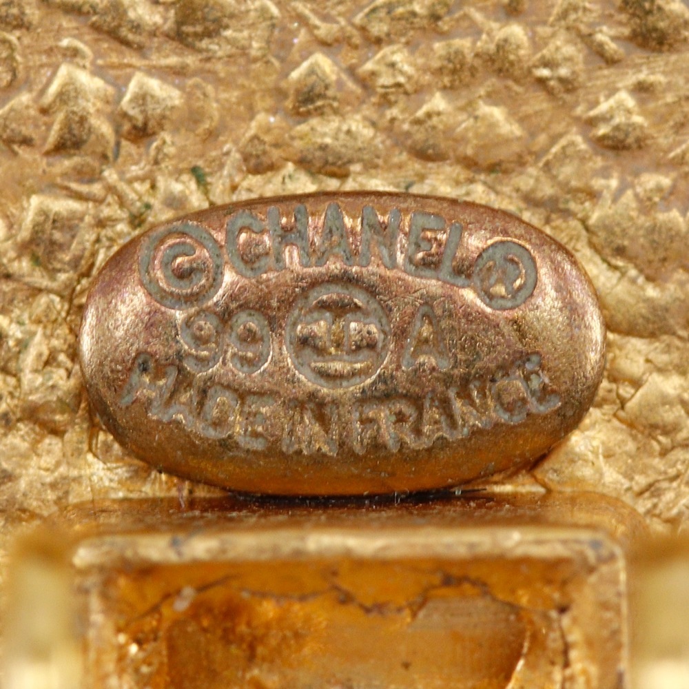 フラワーモチーフ イヤリング 金メッキ 99A 約7.5g レディース 中古品 フラワーモチーフ イヤリング 金メッキ 99A 約7.5g レディース 中古品