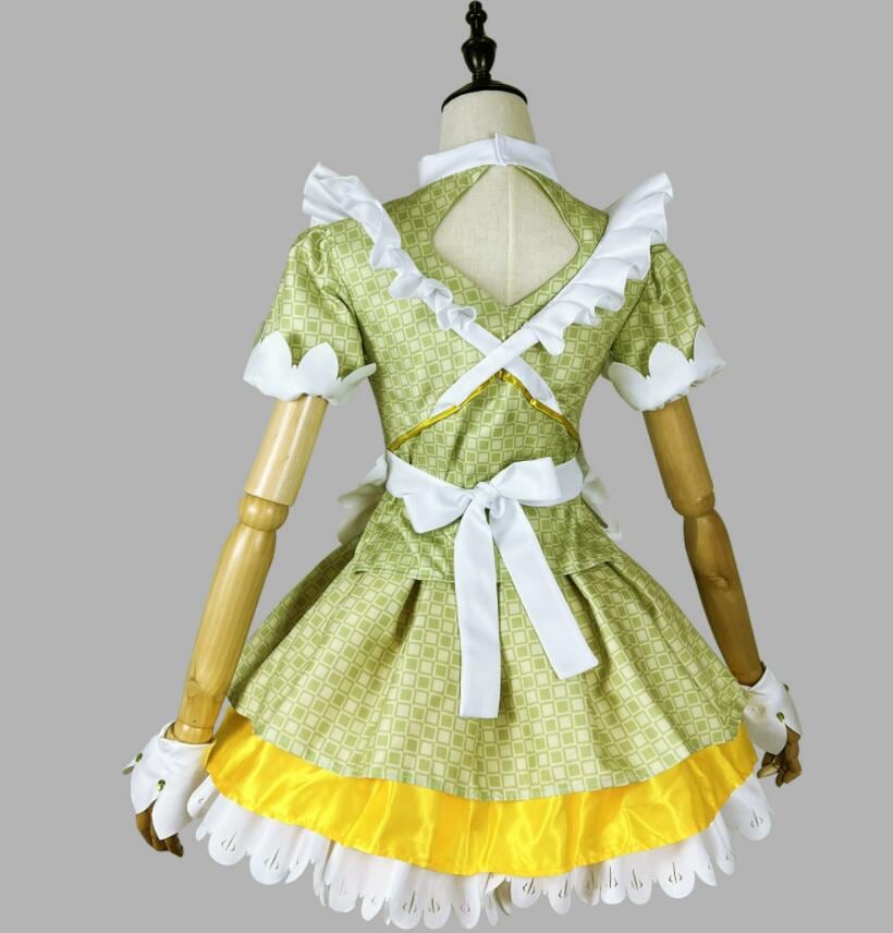 レディースメイドドレス 妲己服 コスム コスプレ ハロウィン衣装 リボン付き メイドワンピース コスプレ衣装 コスプレ衣装 メイド服 少女ドレス ロリータ 女装 仮装 半袖 ワンピース loli