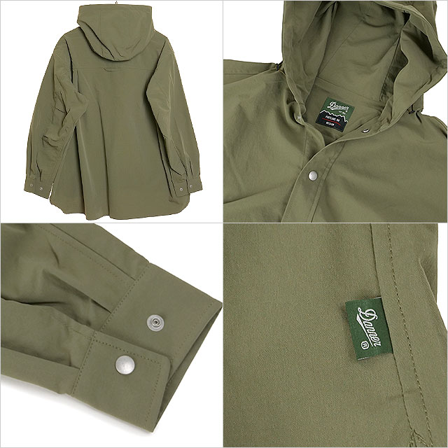 メンズ ダナーラップトップフーデッドパーカー [423K7111500] アウター 撥水 フードブルゾン キャンプ バーベキュー アウトドア KHAKI カーキ系 agenciaidee.com