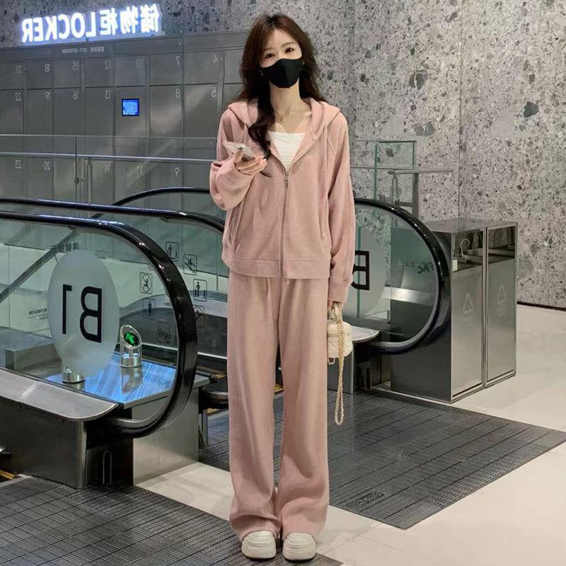 ハイエンドのカスタマイズ-秋の女性の 2024 新しいカジュアルスポーツスーツハイエンドトレーナー大きいサイズ脂肪 MM 初秋マッチングセット ハイエンドのカスタマイズ-秋の女性の 2024 新しいカジュアルスポーツスーツハイエンドトレーナー大きいサイズ脂肪 MM 初秋マッチングセット